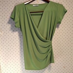 Rodan S Blouse Rouging Canadian Brand Lime Flattering